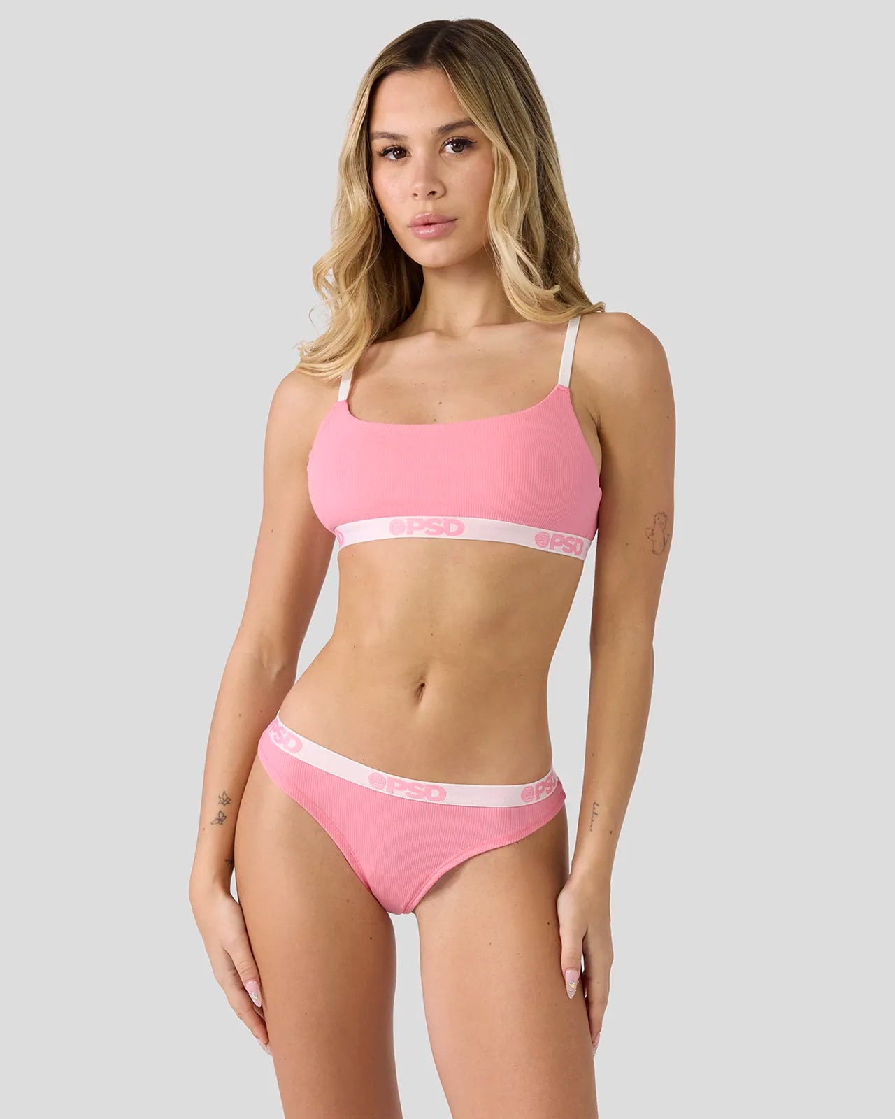 Ribbed - Baby Pink - Image 2